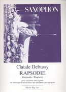 Rhapsodie : For Alto Saxophone and Orchestra - Piano reduction.