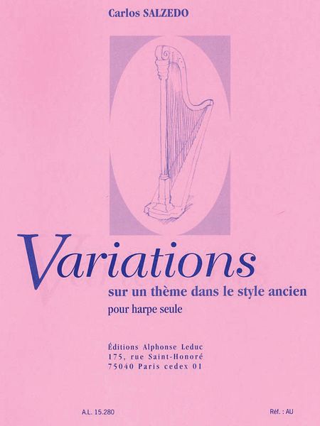 Variations On A Theme In The Ancient Style : For Solo Harp.