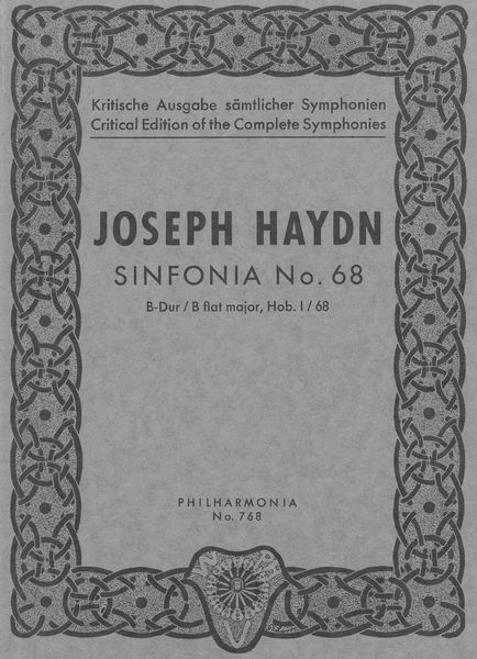 Sinfonia No. 68 In B Flat Major, Hob. I:68.