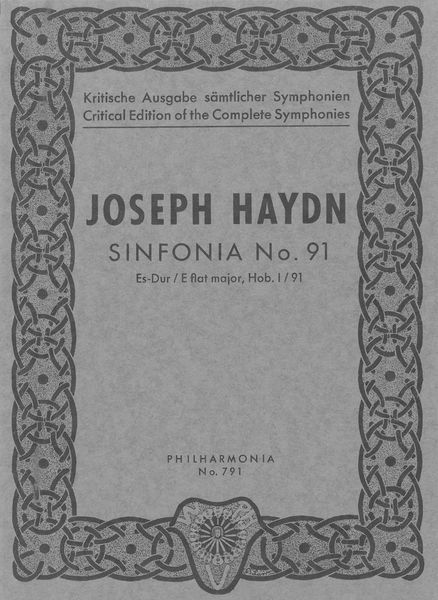 Sinfonia No. 91 In E Flat Major, Hob. I:91.