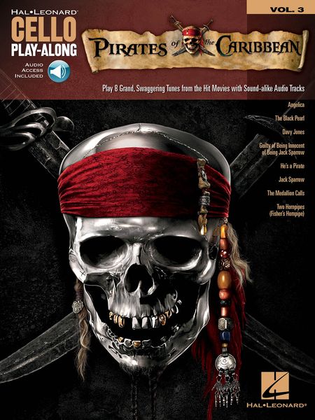 Hal Leonard Cello Play-Along : Pirates of The Caribbean.