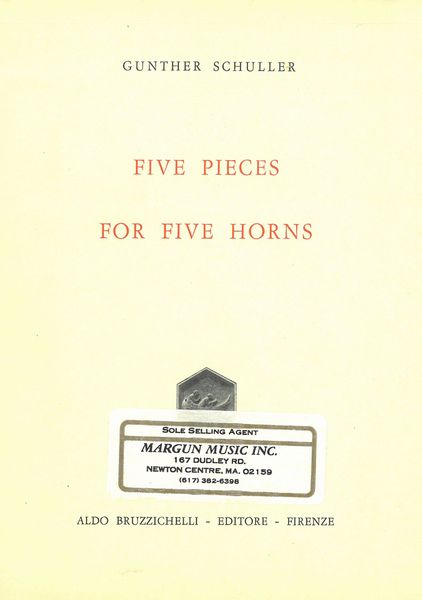 Five Pieces : For Five Horns.