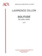 Solitude : For Solo Violin (2016).