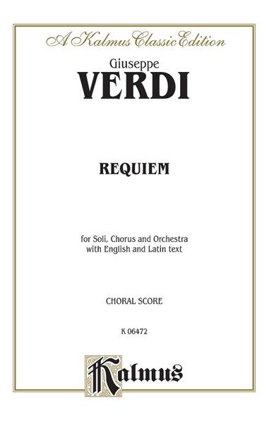 Requiem : For Soli, Chorus & Orchestra [Latin].