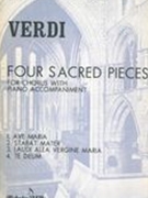 Four Sacred Pieces : For Chorus With Piano Accompaniment.