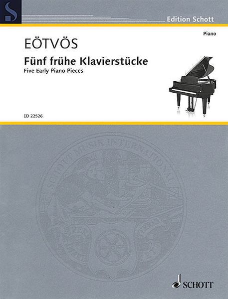 Fünf Frühe Klavierstücke = Five Early Piano Pieces (1959-1961).