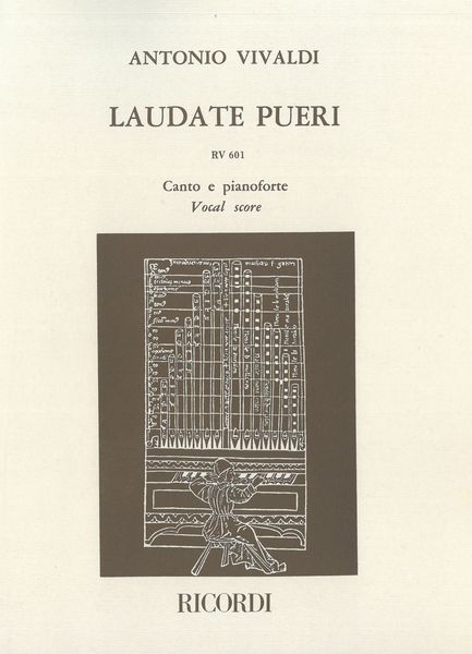 Laudate Pueri Dominum, RV 601 : Canto E Pianoforte [L/E].