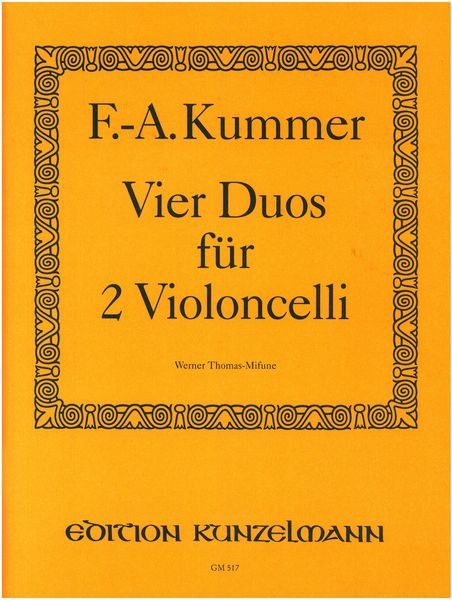 Vier Duos : Für 2 Violoncelli / Ed. by Werner Thomas-Mifune.