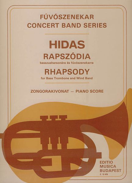 Rhapsody : For Bass Trombone and Wind Band.