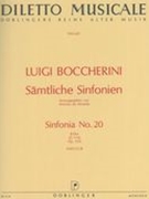 Sinfonia No. 20, Op. 35/6 (G.514) / Ed. by Antonio De Almeida.