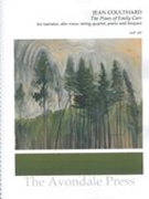 Pines of Emily Carr : For Narrator, Alto Voice, String Quartet, Piano and Timpani.