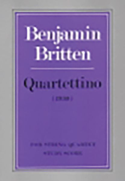 Quartettino (1930) : For String Quartet.