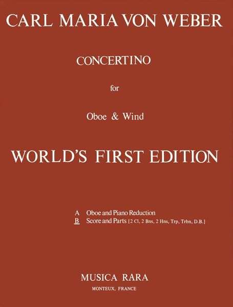 Concertino : For Oboe and Winds.