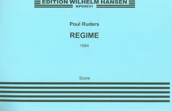 Regime : For 3 Percussionists and Conductor.