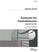 Concerto For Contrabassoon - Quartet Version : For Contrabassoon, Clarinet, Horn and Piano.