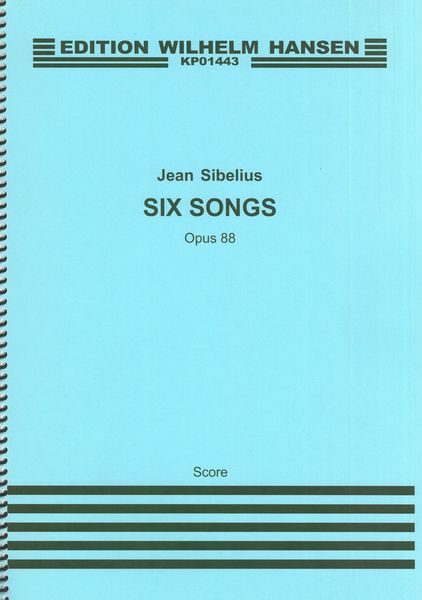 Six Songs, Op. 88 : For Voice and Orchestra.