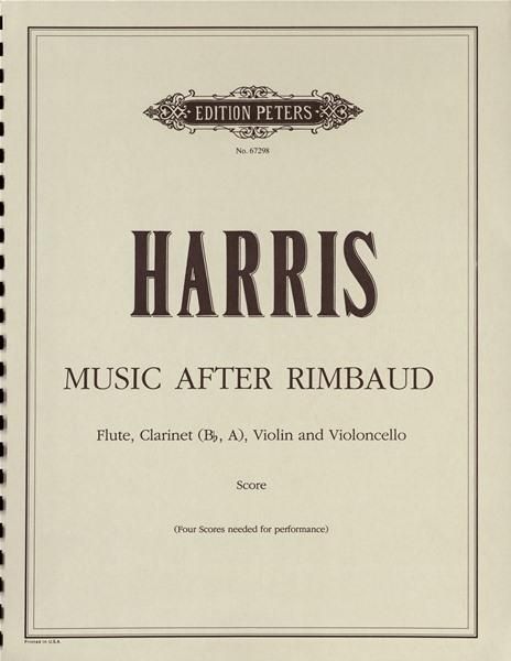 Music After Rimbaud : For Flute, Clarinet, Violin and Violoncello.