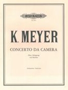 Concerto Da Camera : For Oboe, Percussion and Strings.