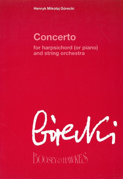 Concerto, Op. 40 : For Harpischord (Or Piano) and String Orchestra.