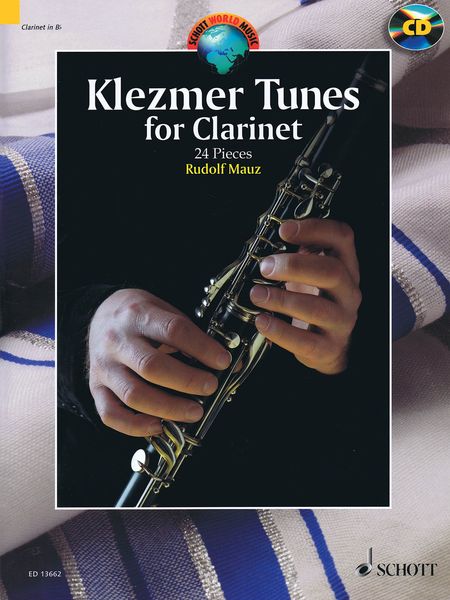 Klezmer Tunes For Clarinet : 24 Pieces / arranged by Rudolf Mauz.