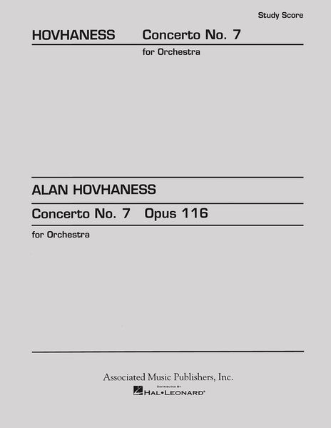 Concerto No. 7, Op. 116 : For Orchestra.