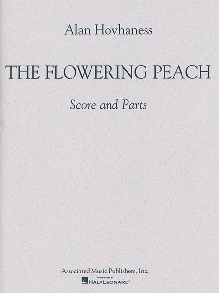 Flowering Peach : For Alto Saxophone (Clarinet), Percussion, and Harp Or Piano.