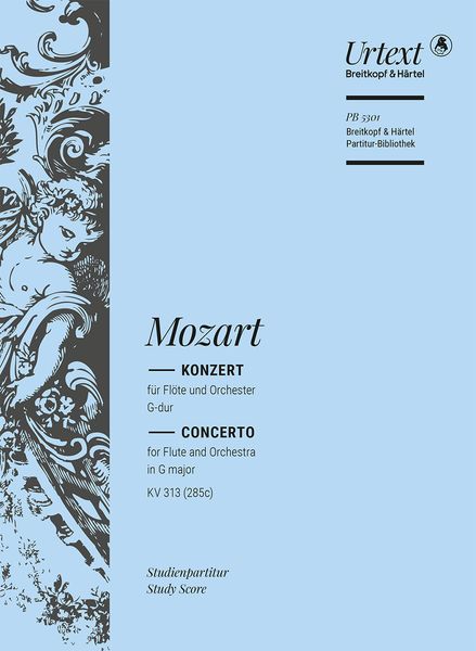 Konzert G-Dur, K. 313 (285c) : Für Flöte und Orchester / edited by Henrik Wiese.