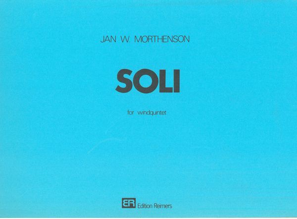 Soli : For Wind Quintet.
