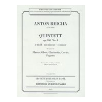 Quintet, Op. 100/4 : For Flute, Oboe, Clarinet, Horn & Bassoon.