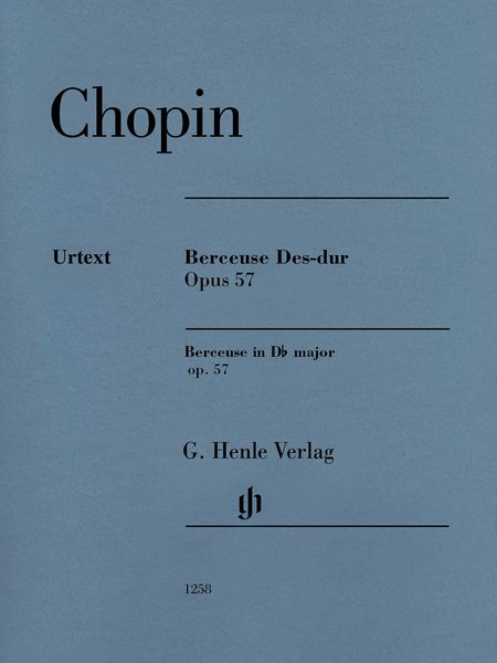 Berceuse Des-Dur, Op. 57 : For Piano / edited by Nobert Müllemann.