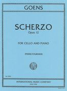 Scherzo, Op. 12 : For Violoncello and Piano.