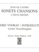 Sonets Chansons A Deux Parties (Anvers, Pierre Phalese, 1610).