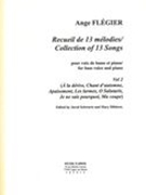 Recueil De 13 Mélodies = Collection of 13 Songs, Vol. 2 : For Bass Voice and Piano.