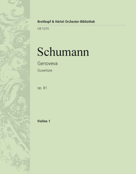 Genova, Op. 81 : Ouvertüre Zur Oper / edited by Christian Rudolf Riedel.