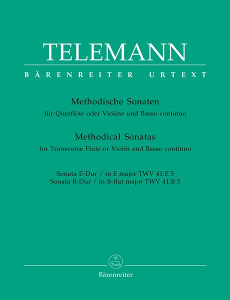 Methodische Sonaten, Band 5 : For Violin Or Flute and Basso Continuo.