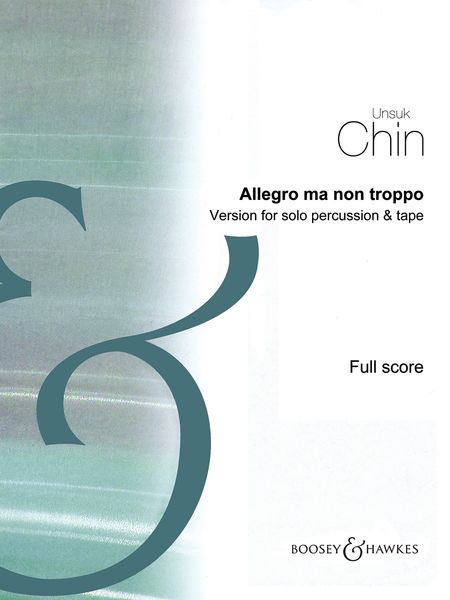 Allegro Ma Non Troppo : Version For Solo Percussion and Tape (1993-94).