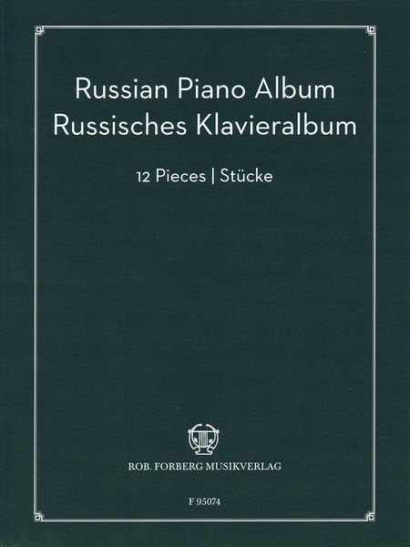 Russian Piano Album :12 Pieces.