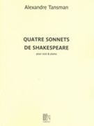 Quatre Sonnets De Shakespeare : Pour Voix Et Piano (1955).