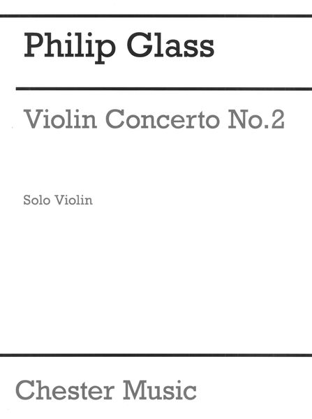 Violin Concerto No. 2 (American Four Seasons) : For Violin and Orchestra.