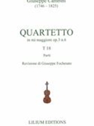 Quartetto In Mi Maggiore, Op. 3 N. 6, T 18 / edited by Giuseppe Fochesato.