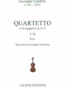 Quartetto In Fa Maggiore, Op. 4 N. 2, T 20 / edited by Giuseppe Fochesato.