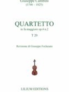 Quartetto In Fa Maggiore, Op. 4 N. 2, T 20 / edited by Giuseppe Fochesato.