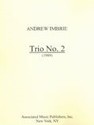 Trio No. 2 : For Violin, Cello and Piano (1989).