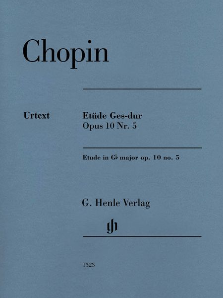 Etüde Ges-Dur, Op. 10 Nr. 5 : Für Klavier / edited by Ewald Zimmermann.