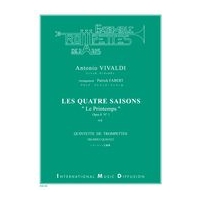 Quatre Saisons le Printemps Op 8, No. 1 : For Trumpet Quintet / arr. by Patrick Fabert.