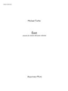 East : Concerto For Clarinet and Chamber Orchestra - Piano reduction.