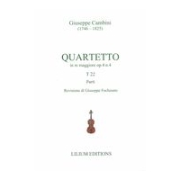 Quartetto In Re Maggiore, Op. 4 N. 4, T 22 / edited by Giuseppe Fochesato.