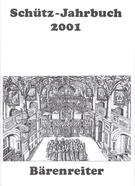 Schütz-Jahrbuch 2001.