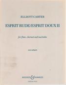 Esprit Rude/Esprit Doux II : For Flute, Clarinet and Marimba (1994).