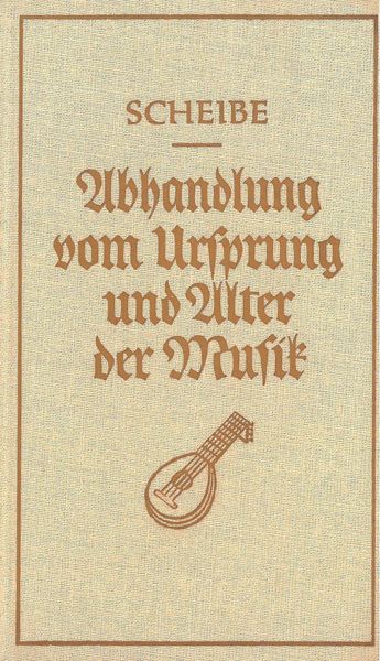 Abhandlung Vom Ursprung und Alter der Musik : Reprint der Originalausgabe von 1754.
